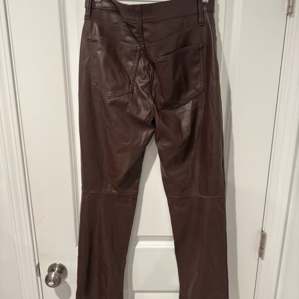 GAP High Rise Faux-Leather Vintage Slim Jeans - Picture 2 of 9